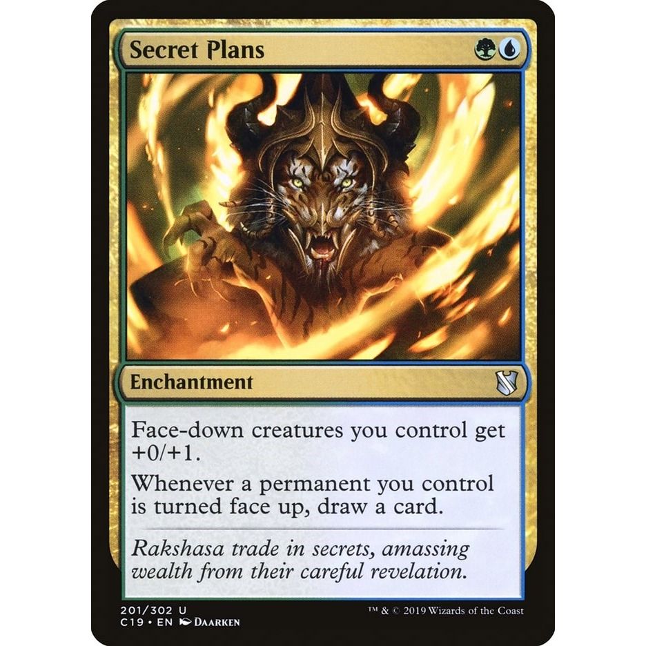 Image for Secret Plans (201) (C19) - Magic: The Gathering