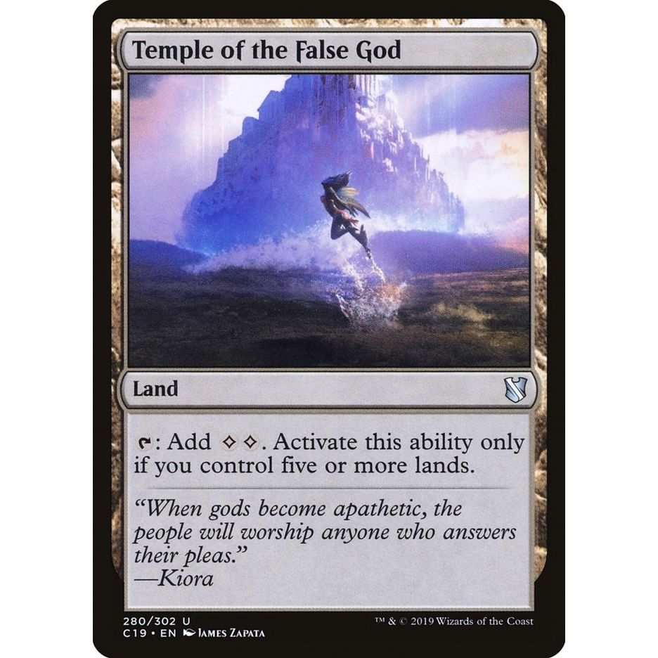 Image for Temple of the False God (280) (C19) - Magic: The Gathering