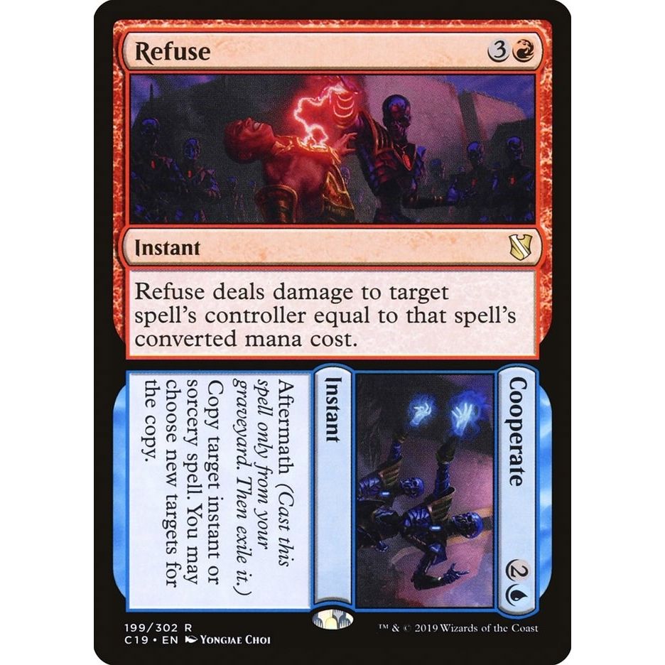 Image for Refuse // Cooperate (199) (C19) - Magic: The Gathering