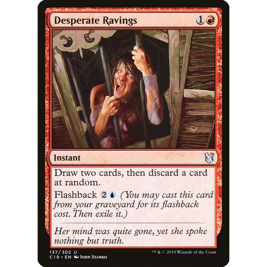 Image for Desperate Ravings (137) (C19) - Magic: The Gathering