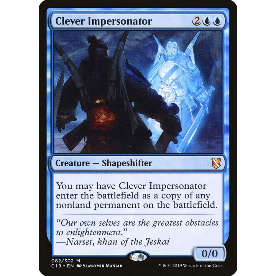 Image for Clever Impersonator (82) (C19) - Magic: The Gathering