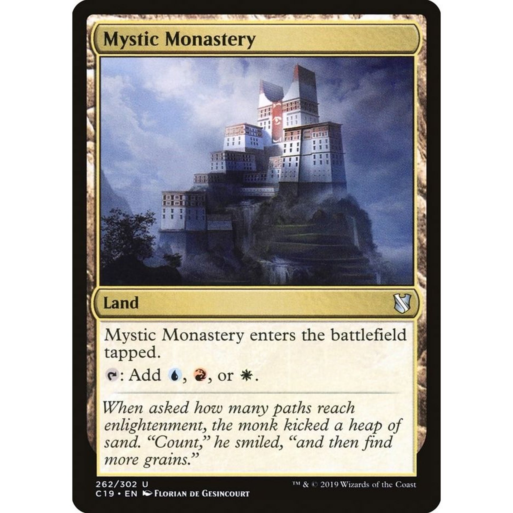 Image for Mystic Monastery (262) (C19) - Magic: The Gathering
