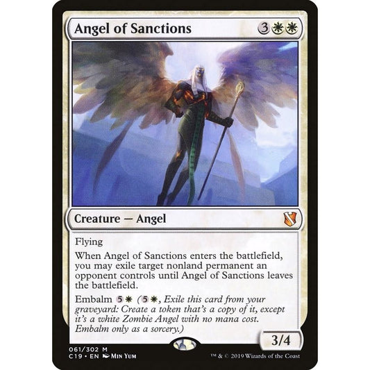 Image for Angel of Sanctions (61) (C19) - Magic: The Gathering
