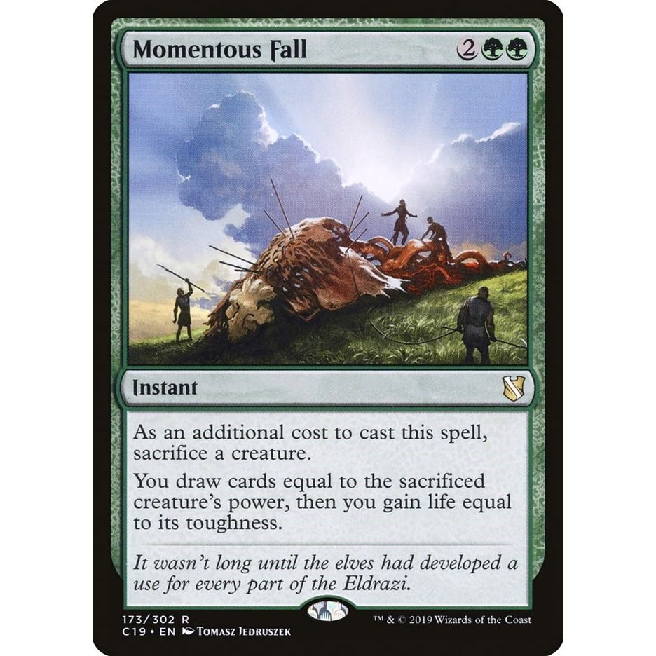 Image for Momentous Fall (173) (C19) - Magic: The Gathering