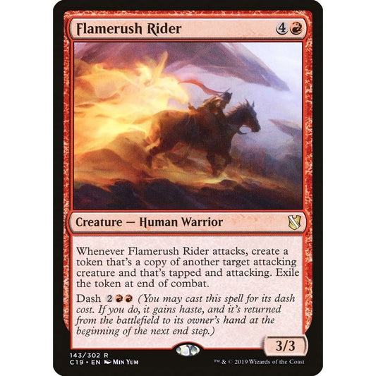 Image for Flamerush Rider (143) (C19) - Magic: The Gathering