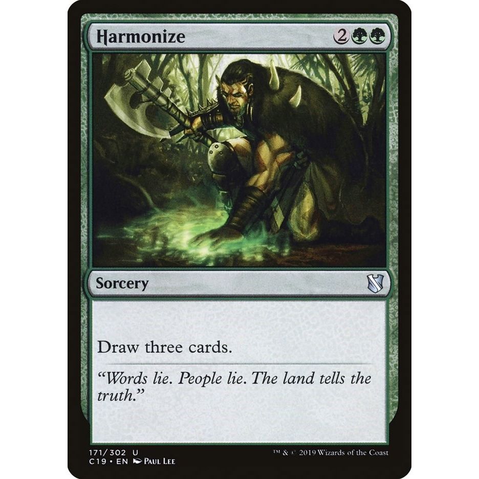 Image for Harmonize (171) (C19) - Magic: The Gathering