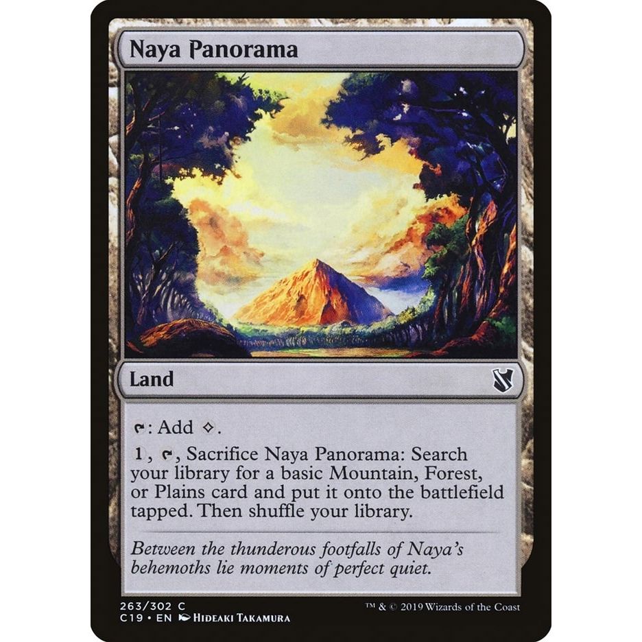 Image for Naya Panorama (263) (C19) - Magic: The Gathering
