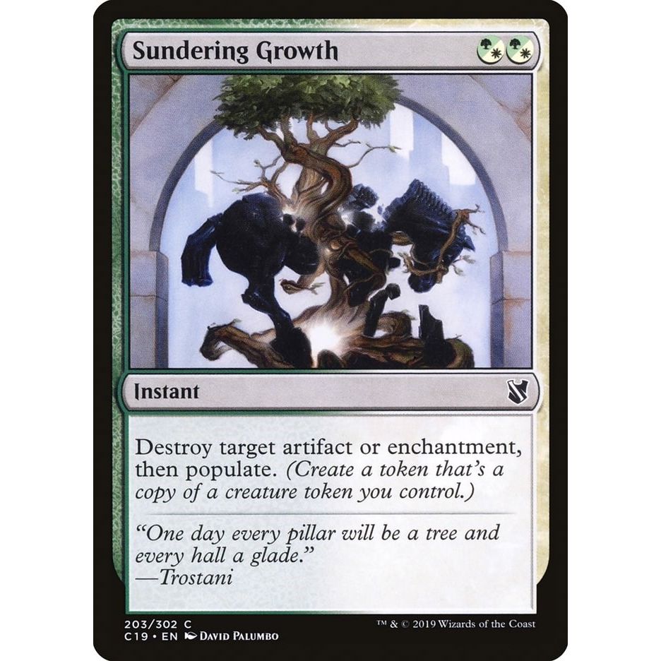 Image for Sundering Growth (203) (C19) - Magic: The Gathering