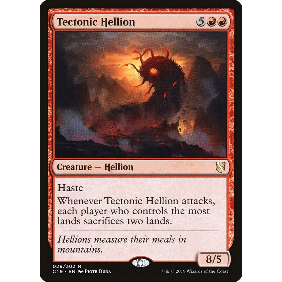 Image for Tectonic Hellion (29) (C19) - Magic: The Gathering