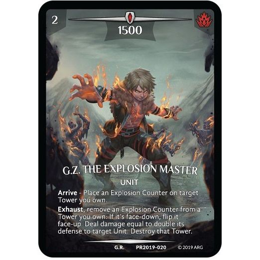 Image for G.Z. the Explosion Master (Full Art) (Foil) (PR2019-020) (PR) - Argent Saga TCG