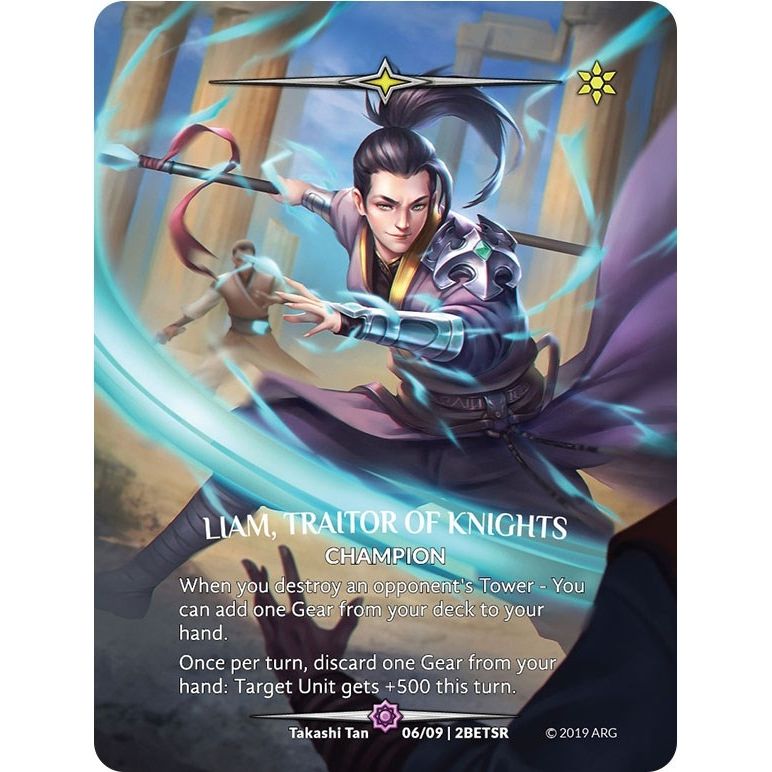 Image for Liam, Traitor of Knights (SR) (06/09 | 2BETSR) (BET) - Argent Saga TCG
