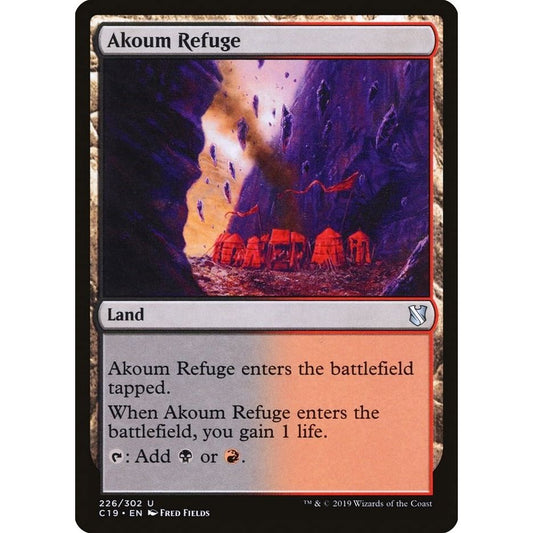 Image for Akoum Refuge (226) (C19) - Magic: The Gathering