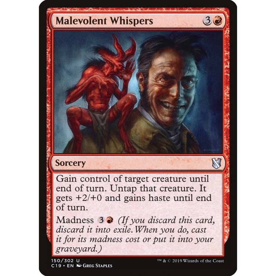 Image for Malevolent Whispers (150) (C19) - Magic: The Gathering