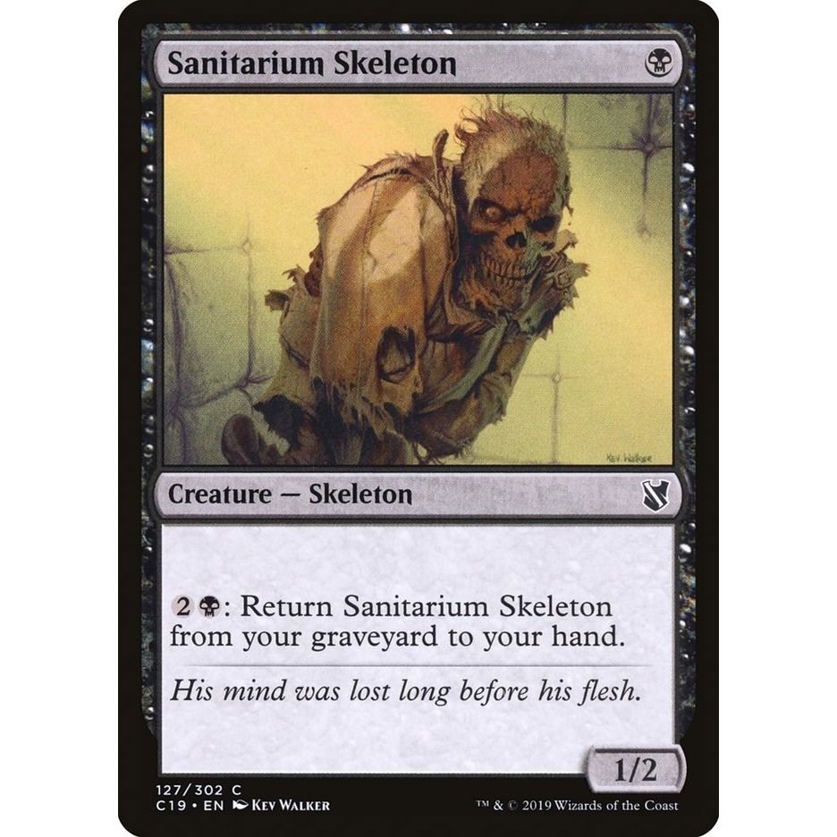 Image for Sanitarium Skeleton (127) (C19) - Magic: The Gathering