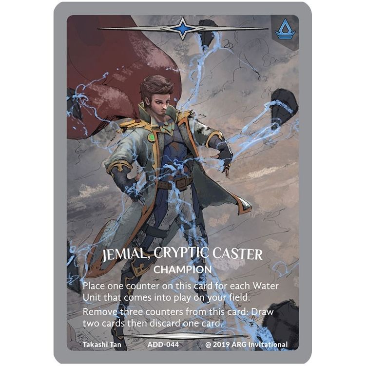 Image for Jemial, Cryptic Caster (Silver Metal) (ADD-044) (PR) - Argent Saga TCG