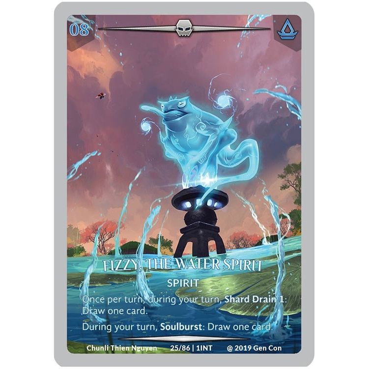 Image for Fizzy, the Water Spirit (Silver Metal) (25/86 | 1INT) (PR) - Argent Saga TCG