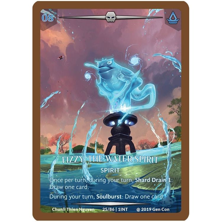 Image for Fizzy, the Water Spirit (Bronze Metal) (25/86 | 1INT) (PR) - Argent Saga TCG