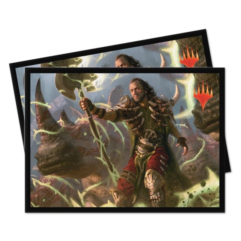 Image for Commander 2019 Standard Deck Protectors V4 - Ghired, Conclave Exile (100-Pack) - Card Sleeves