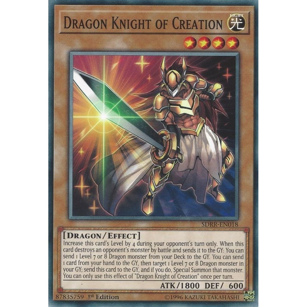Image for Dragon Knight of Creation (SDRR-EN018) (SDRR) - YuGiOh