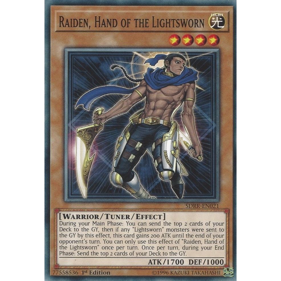 Image for Raiden, Hand of the Lightsworn (SDRR-EN021) (SDRR) - YuGiOh