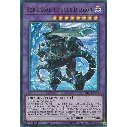 Image for Borreload Furious Dragon (SDRR-EN042) (SDRR) - YuGiOh