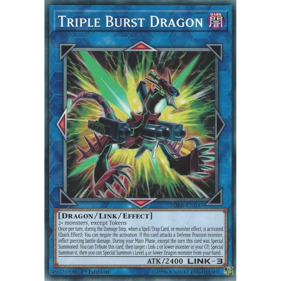 Image for Triple Burst Dragon (SDRR-EN045) (SDRR) - YuGiOh