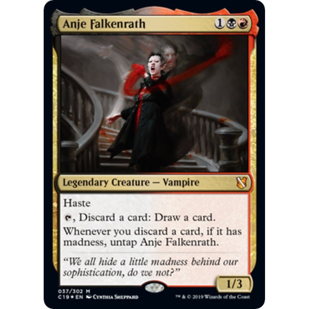 Image for Anje Falkenrath (Commander 2019) (37) (OVER) - Magic: The Gathering