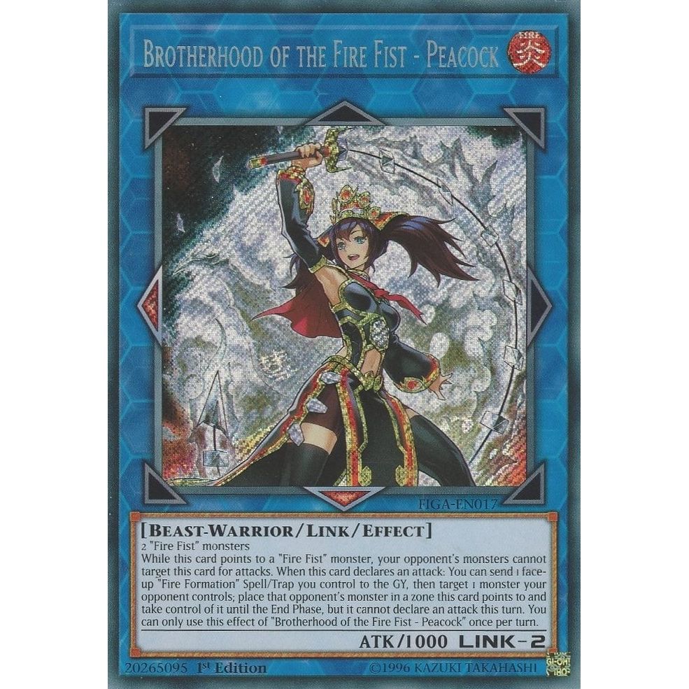 Image for Brotherhood of the Fire Fist - Peacock (FIGA-EN017) (FIGA) - YuGiOh