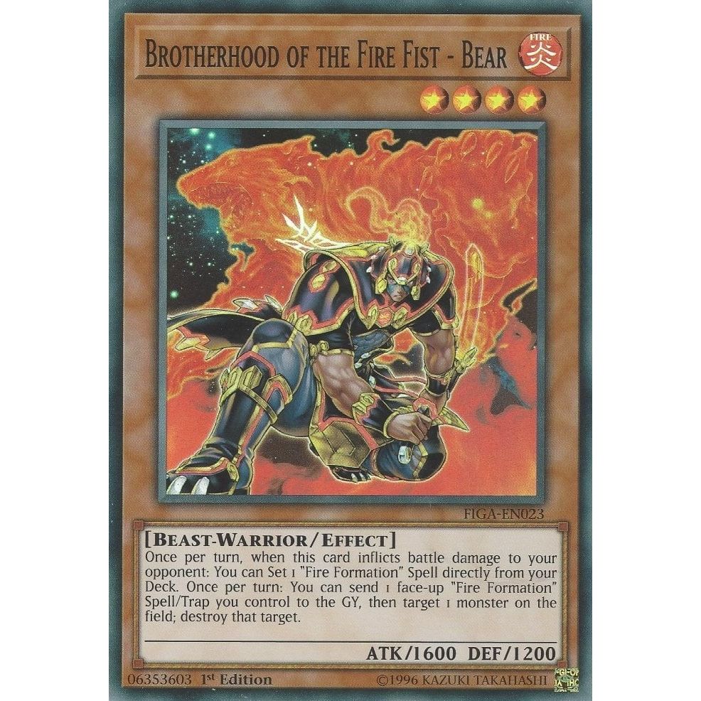 Image for Brotherhood of the Fire Fist - Bear (FIGA-EN023) (FIGA) - YuGiOh