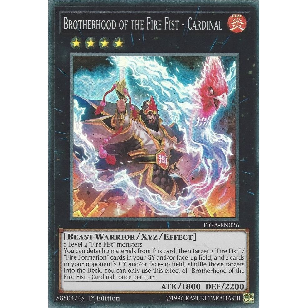 Image for Brotherhood of the Fire Fist - Cardinal (FIGA-EN026) (FIGA) - YuGiOh