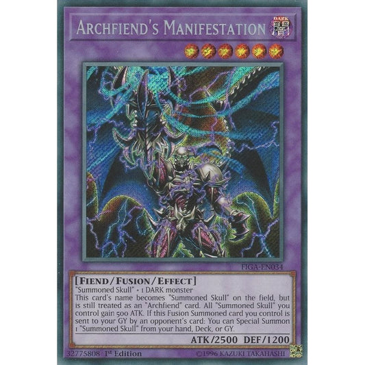 Image for Archfiend's Manifestation (FIGA-EN034) (FIGA) - YuGiOh