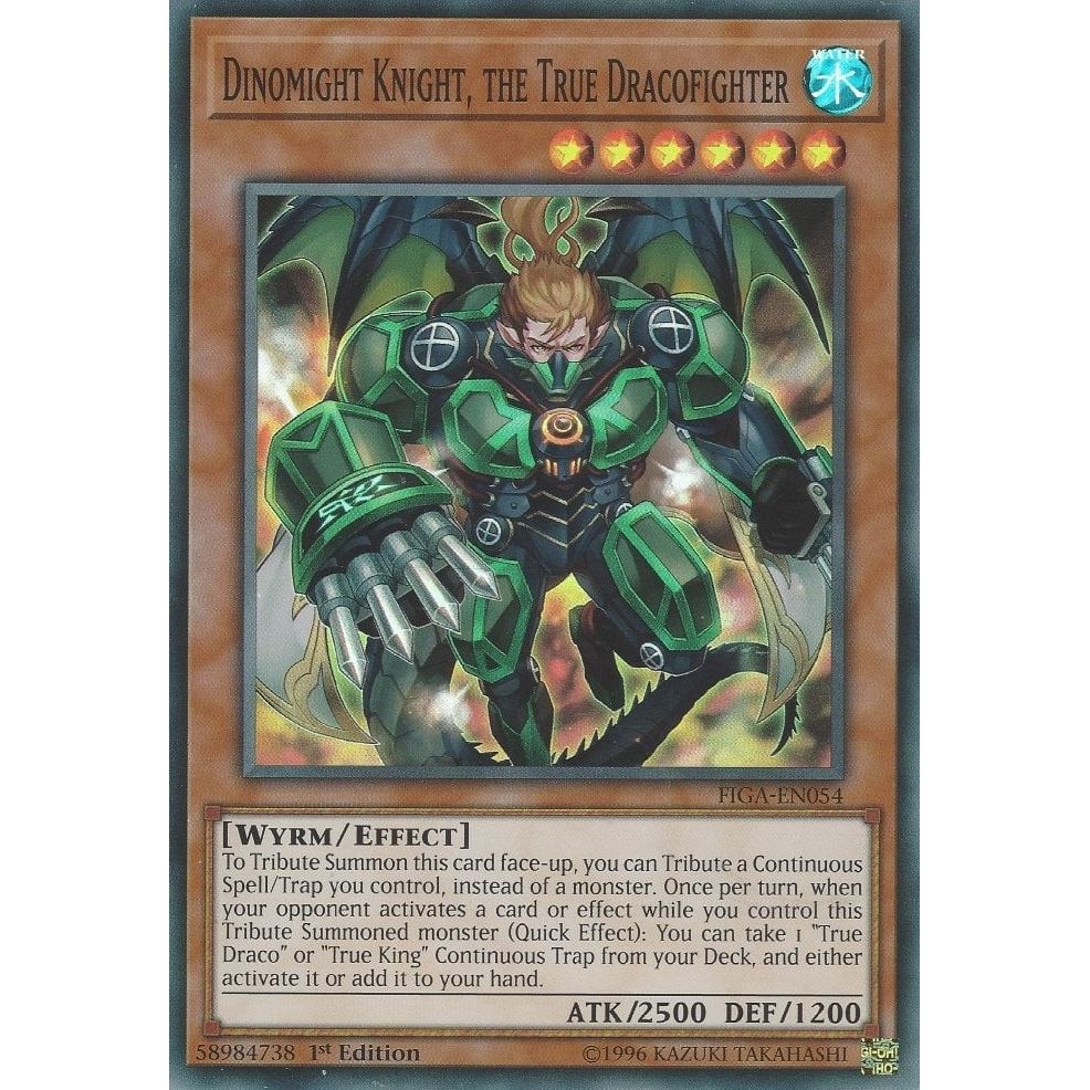 Image for Dinomight Knight, the True Dracofighter (FIGA-EN054) (FIGA) - YuGiOh