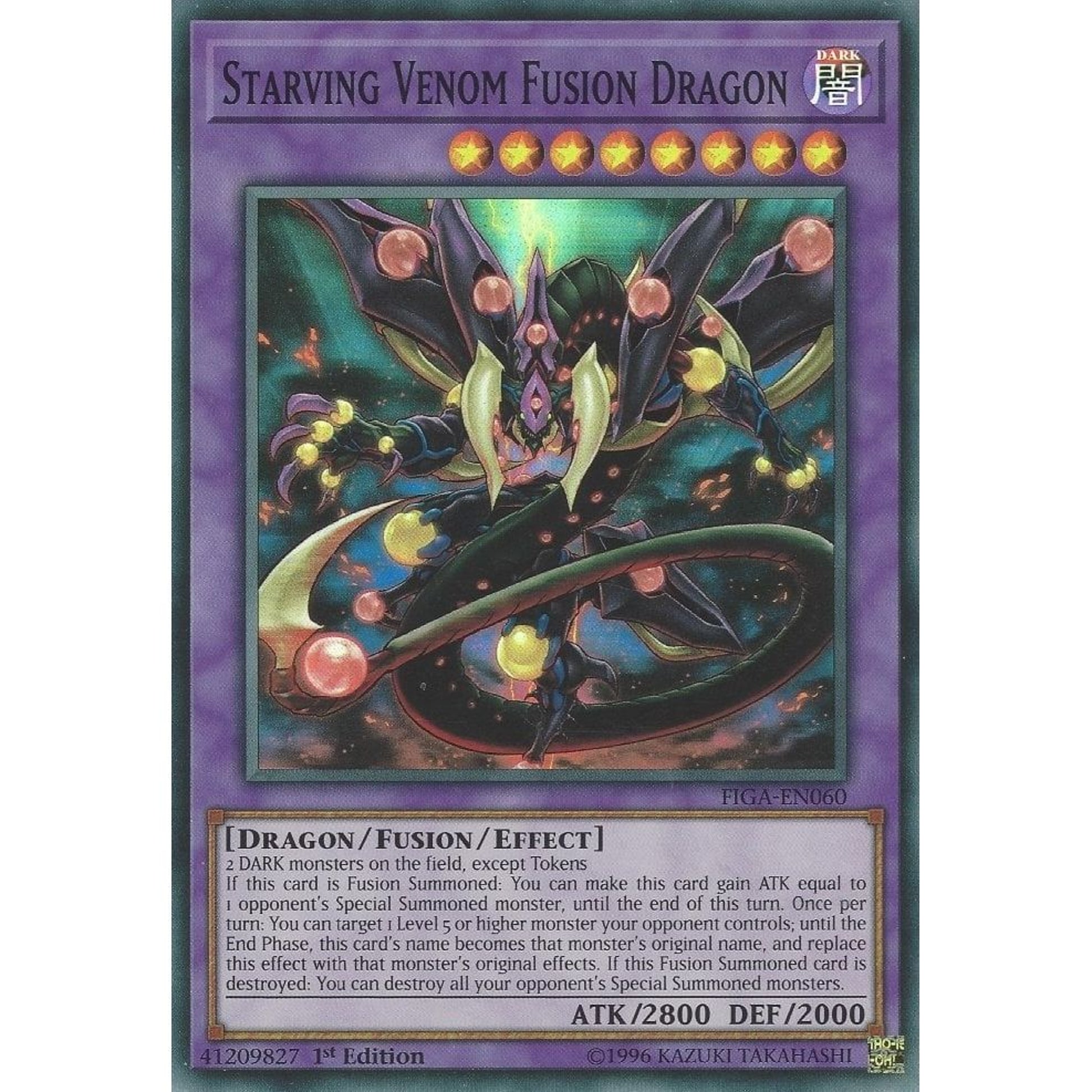 Image for Starving Venom Fusion Dragon (FIGA-EN060) (FIGA) - YuGiOh