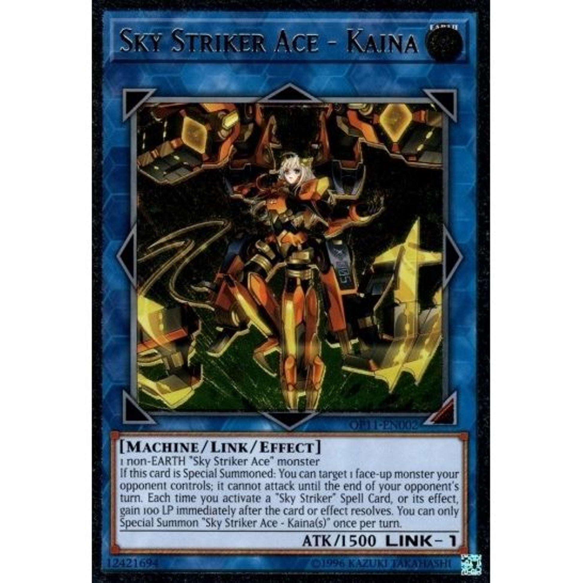 Image for Sky Striker Ace - Kaina (UTR) (OP11-EN002) (OP11) - YuGiOh