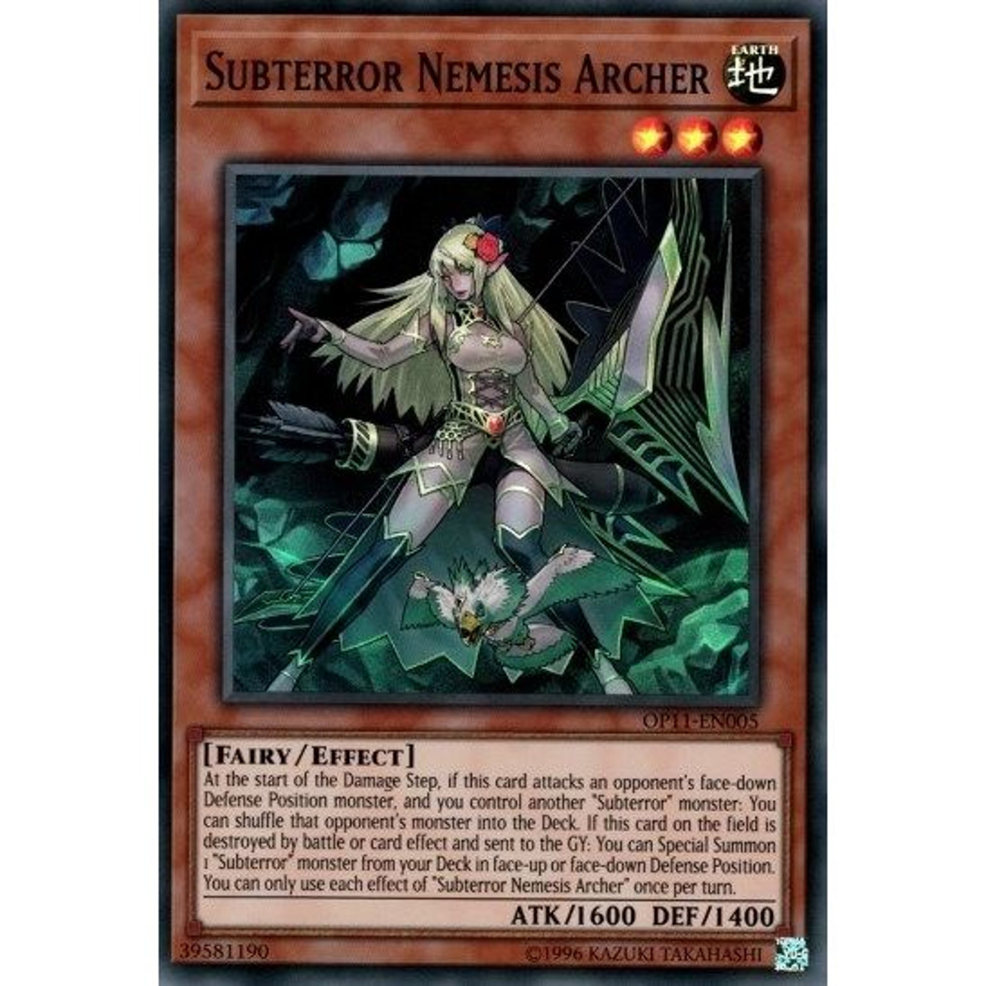Image for Subterror Nemesis Archer (OP11-EN005) (OP11) - YuGiOh