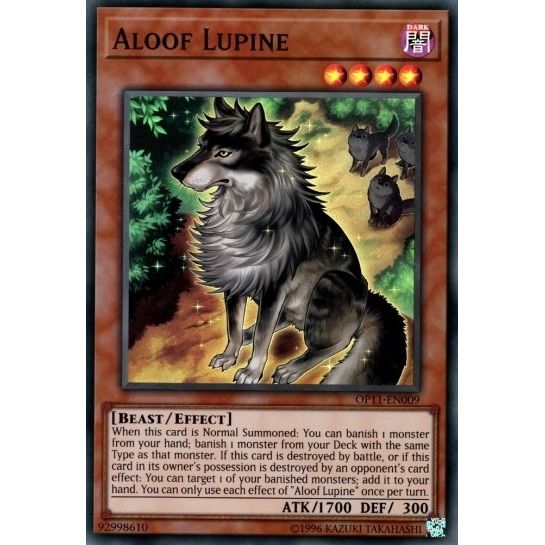 Image for Aloof Lupine (OP11-EN009) (OP11) - YuGiOh