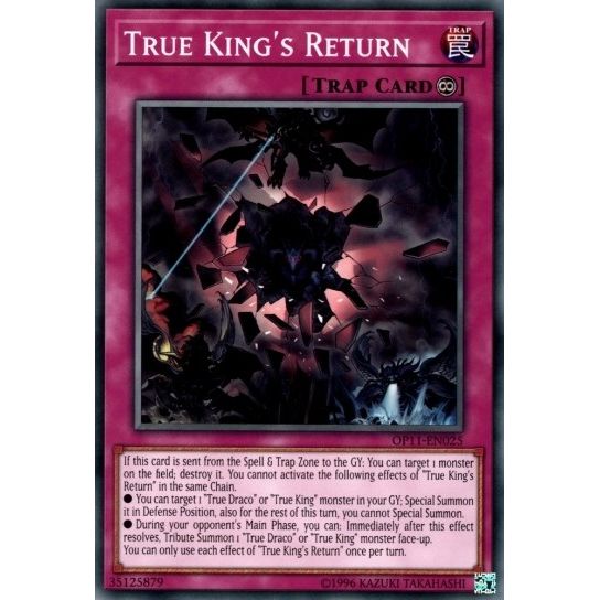 Image for True King's Return (OP11-EN025) (OP11) - YuGiOh