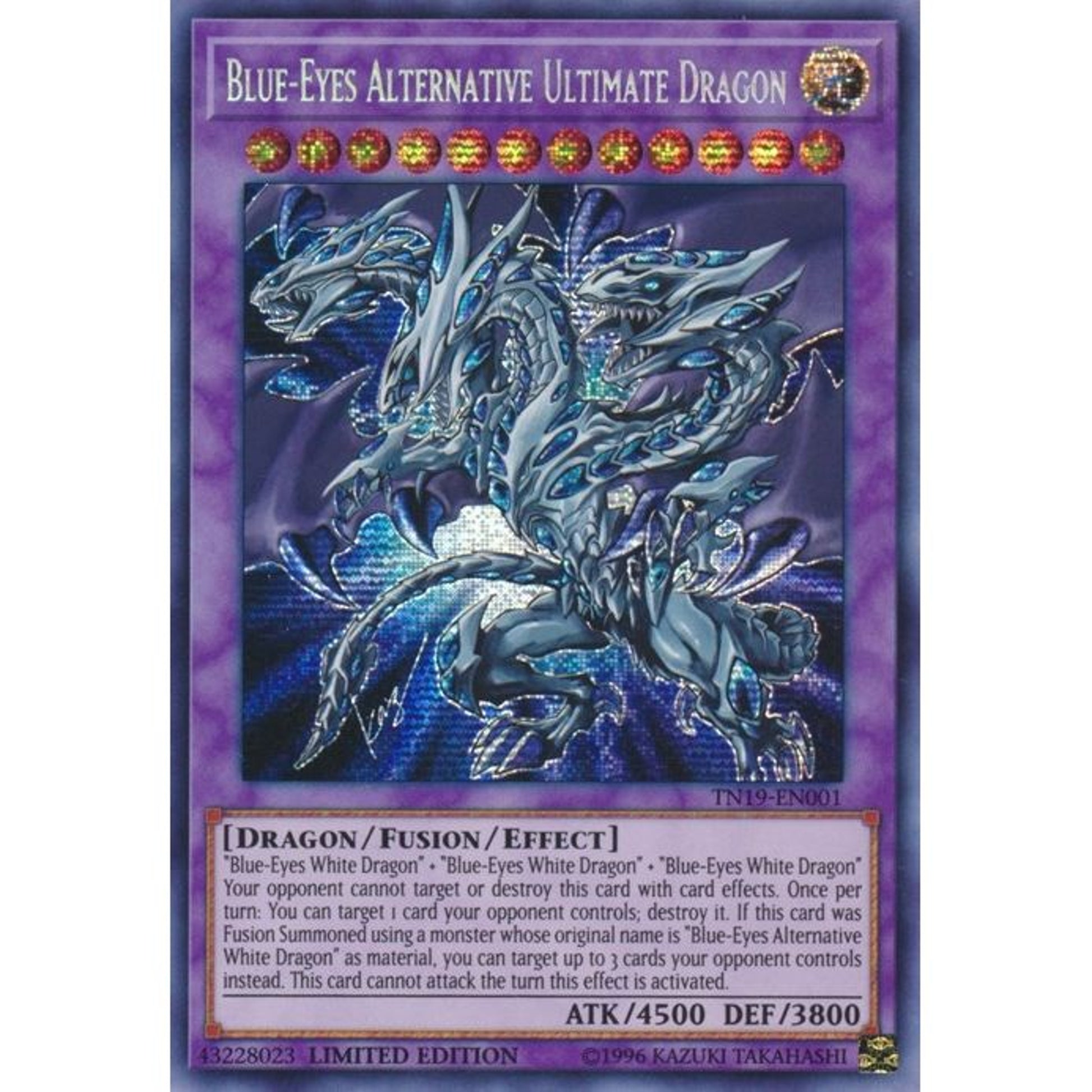 Image for Blue-Eyes Alternative Ultimate Dragon (TN19-EN001) (CT16) - YuGiOh
