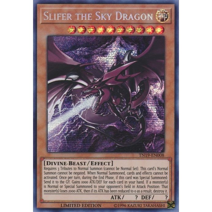 Image for Slifer the Sky Dragon (TN19-EN008) (CT16) - YuGiOh