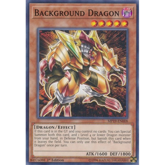 Image for Background Dragon (MP19-EN008) (MP19) - YuGiOh