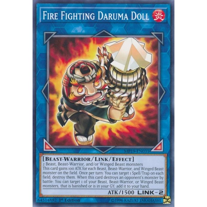 Image for Fire Fighting Daruma Doll (MP19-EN031) (MP19) - YuGiOh