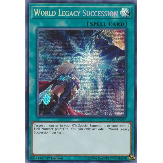 Image for World Legacy Succession (MP19-EN038) (MP19) - YuGiOh