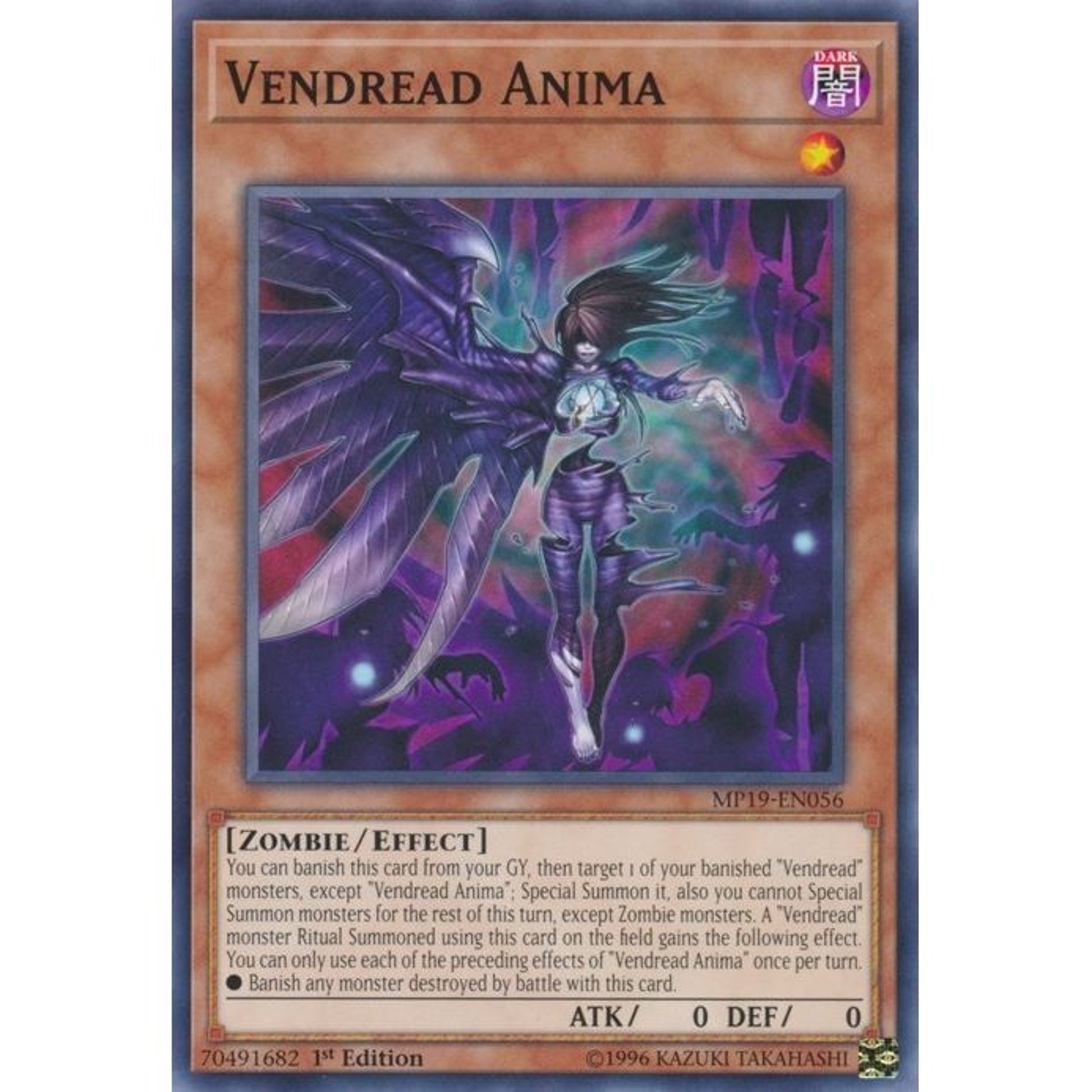 Image for Vendread Anima (MP19-EN056) (MP19) - YuGiOh