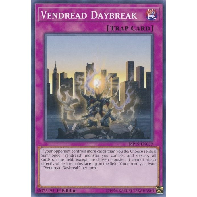 Image for Vendread Daybreak (MP19-EN059) (MP19) - YuGiOh