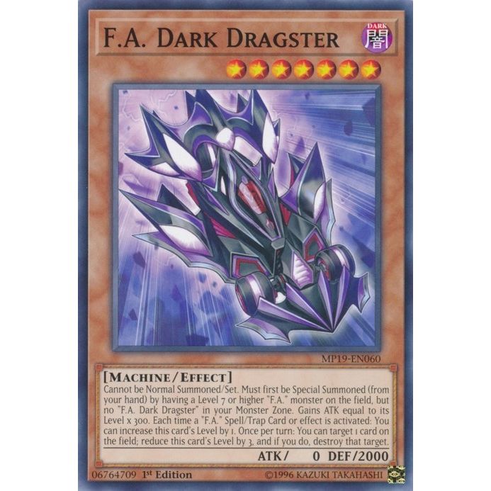 Image for F.A. Dark Dragster (MP19-EN060) (MP19) - YuGiOh