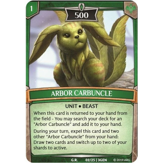Image for Arbor Carbuncle (2/25 | 3GEN) (GEN) - Argent Saga TCG