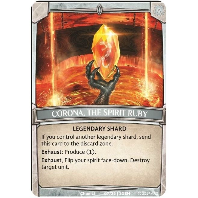 Image for Corona, the Spirit Ruby (7/25 | 3GEN) (GEN) - Argent Saga TCG