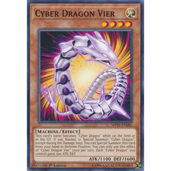 Image for Cyber Dragon Vier (MP19-EN085) (MP19) - YuGiOh