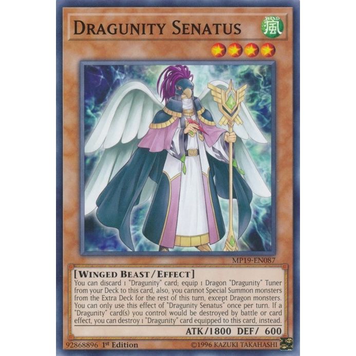 Image for Dragunity Senatus (MP19-EN087) (MP19) - YuGiOh