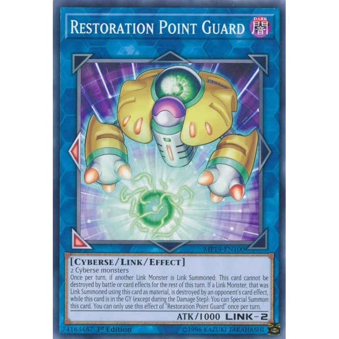 Image for Restoration Point Guard (MP19-EN100) (MP19) - YuGiOh